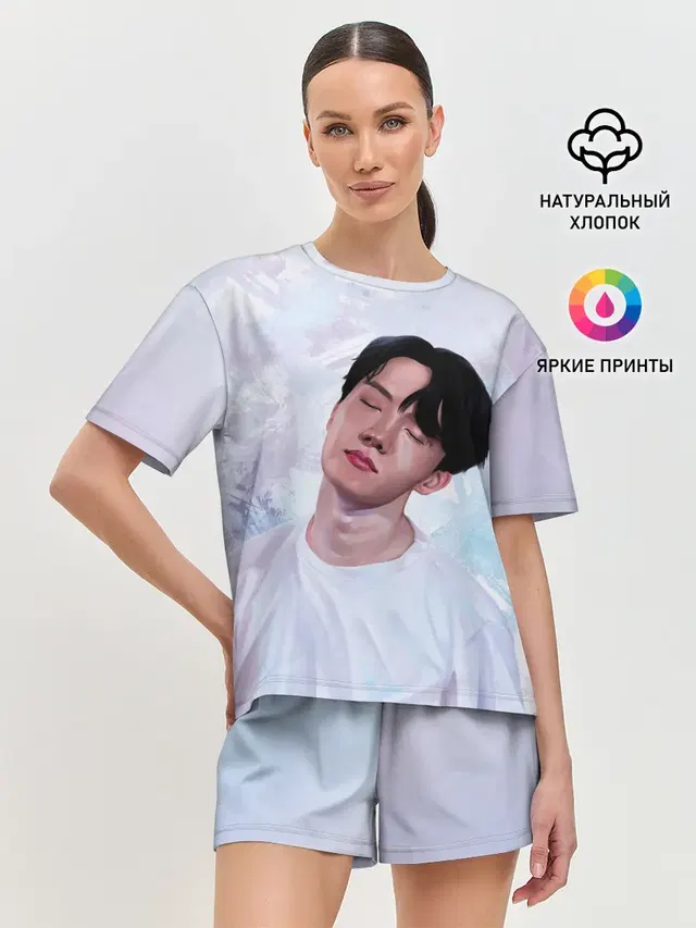 Женская пижама с шортами