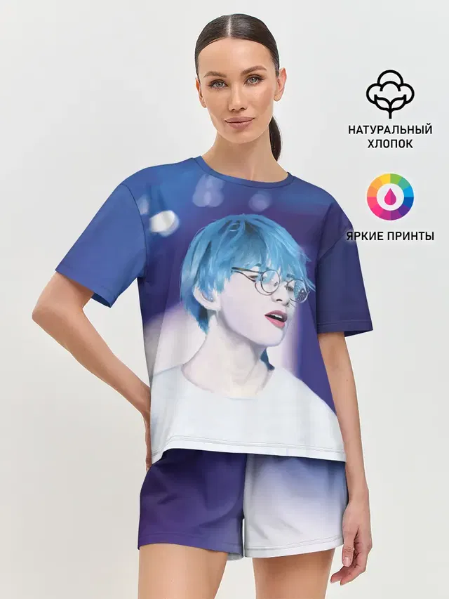Женская пижама с шортами