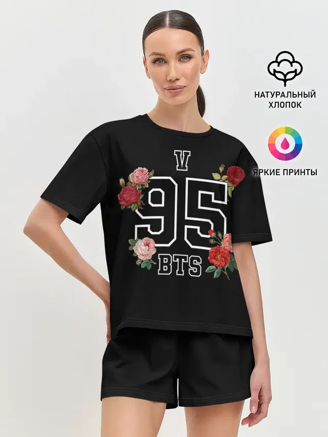 Женская пижама с шортами