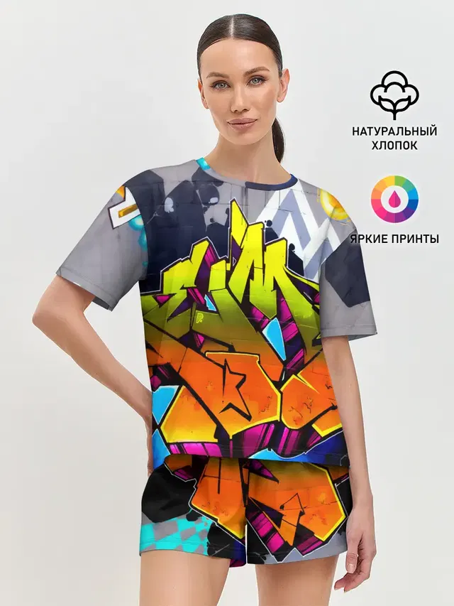 Женская пижама с шортами