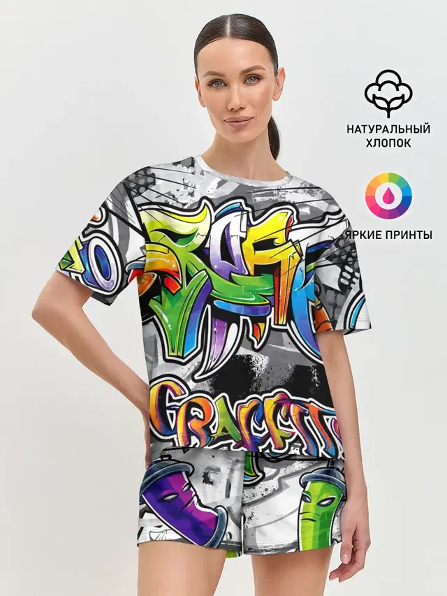 Женская пижама с шортами