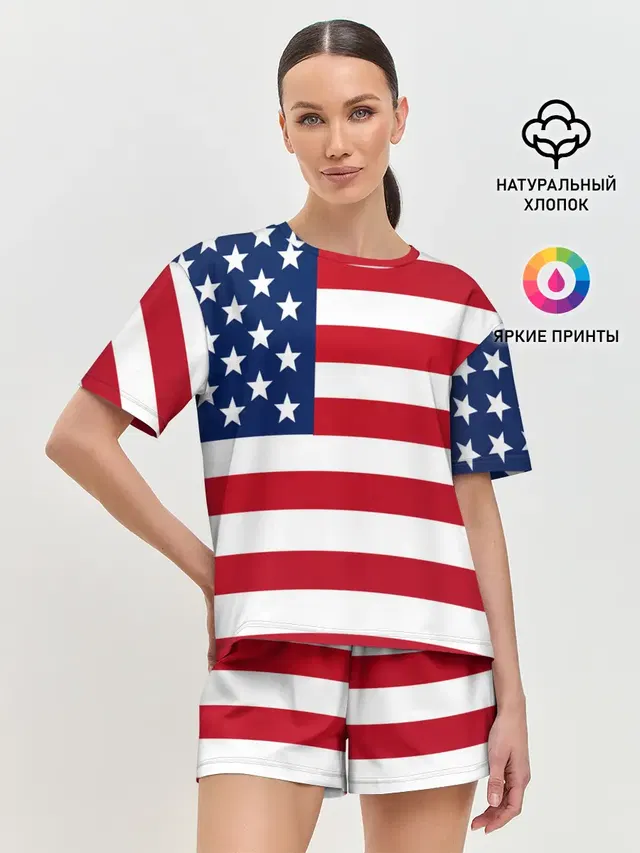 Женская пижама с шортами