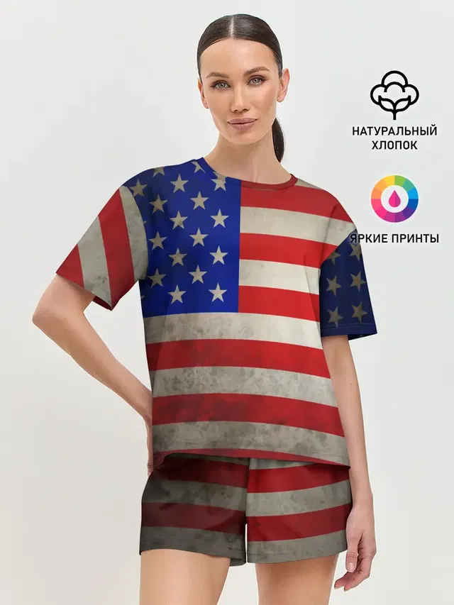 Женская пижама с шортами