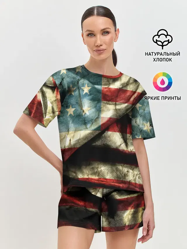 Женская пижама с шортами