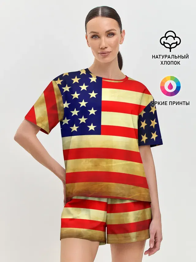 Женская пижама с шортами