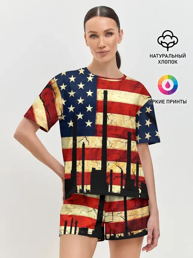 Женская пижама с шортами