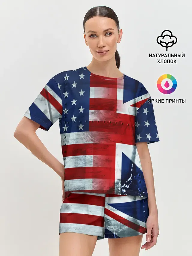 Женская пижама с шортами