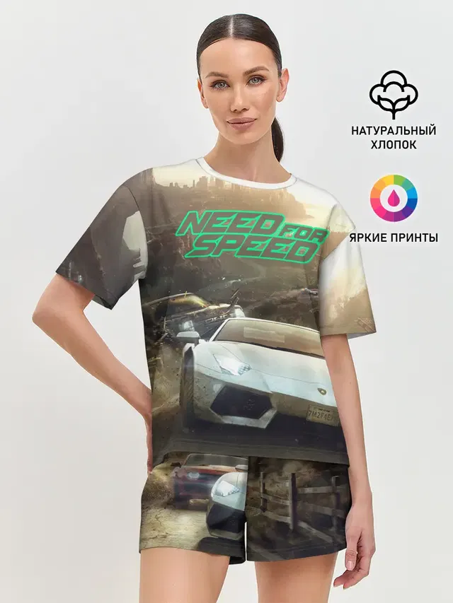 Женская пижама с шортами