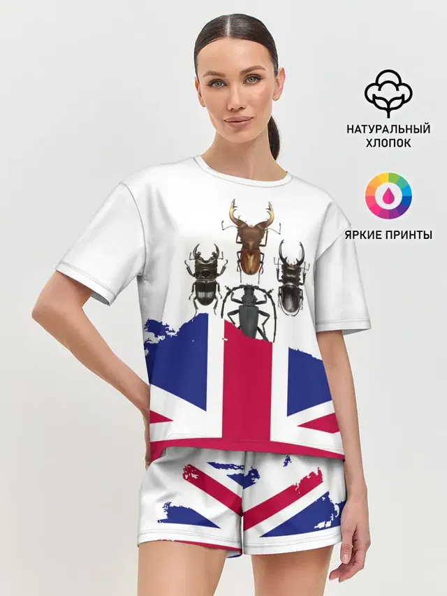 Женская пижама с шортами