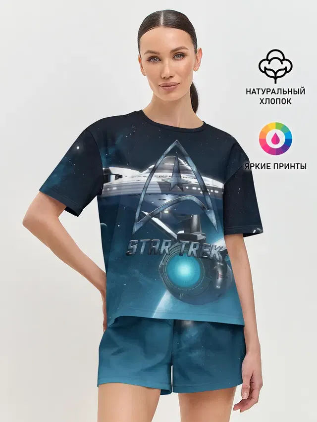 Женская пижама с шортами