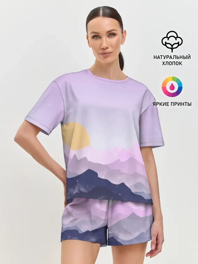 Женская пижама с шортами