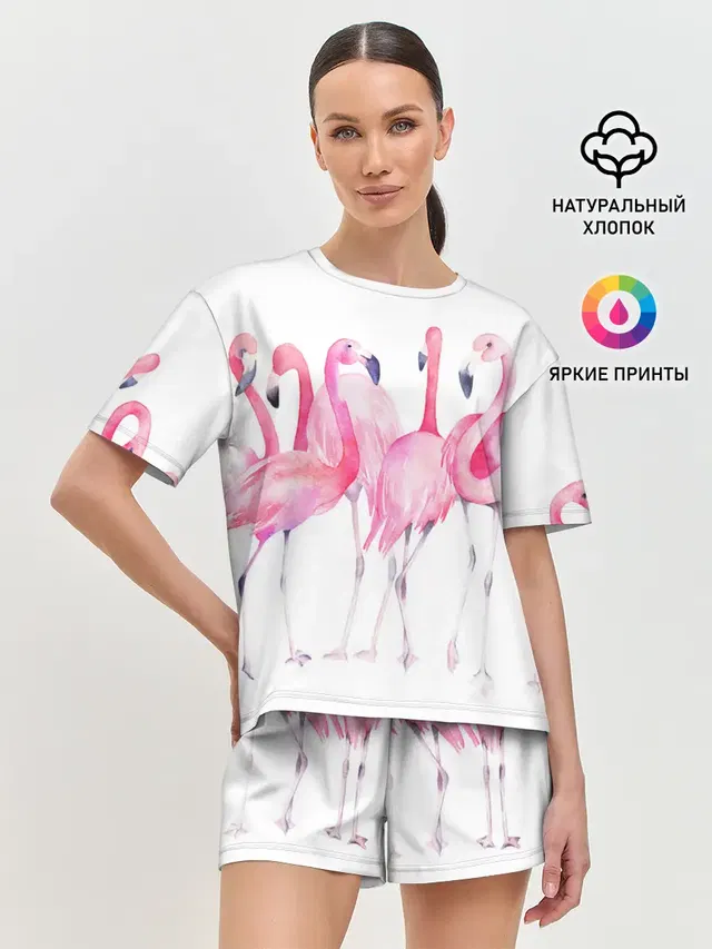 Женская пижама с шортами