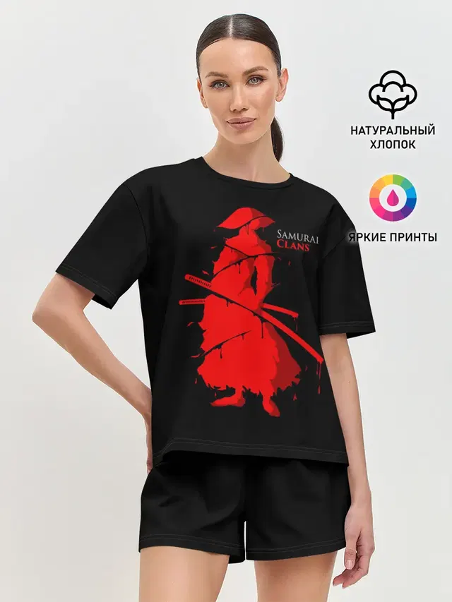 Женская пижама с шортами