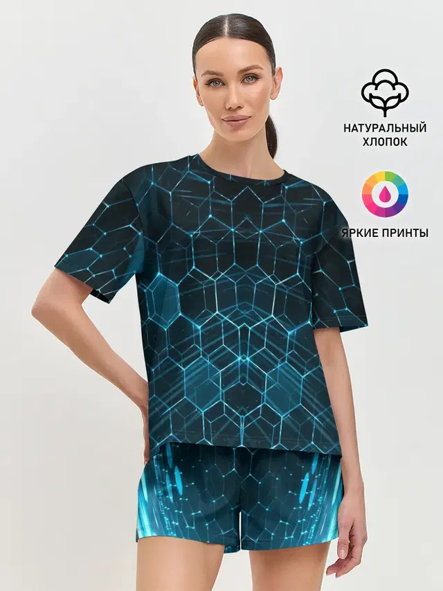 Женская пижама с шортами