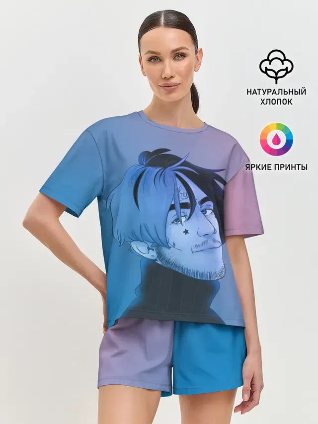 Женская пижама с шортами