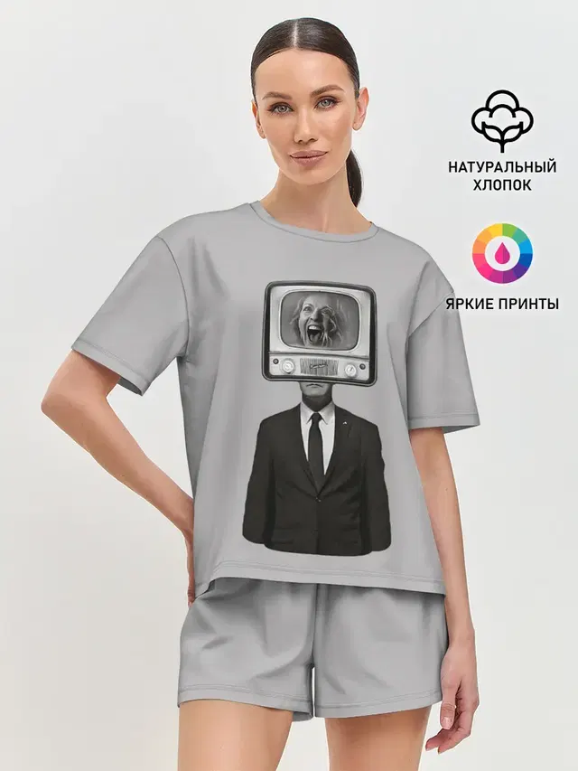 Женская пижама с шортами