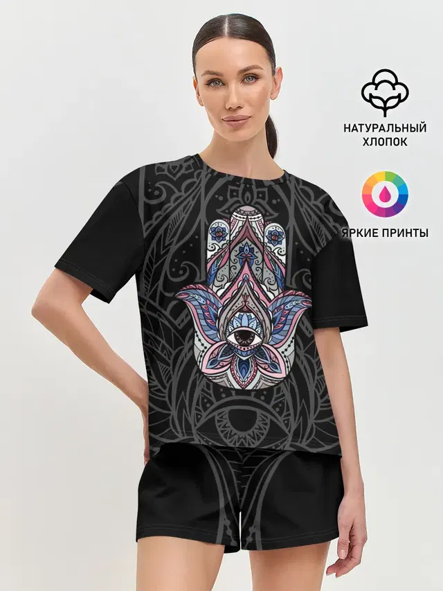 Женская пижама с шортами