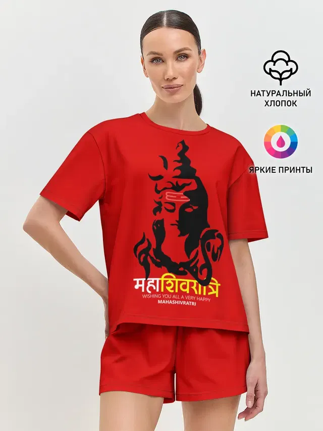 Женская пижама с шортами