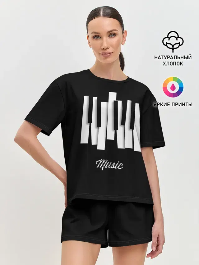 Женская пижама с шортами