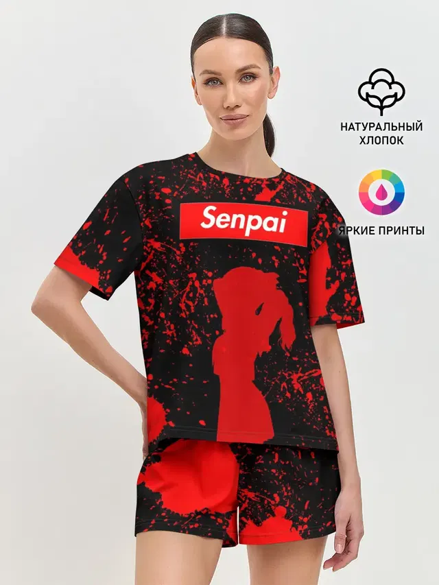 Женская пижама с шортами