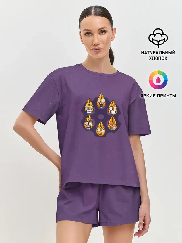 Женская пижама с шортами