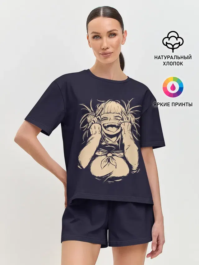 Женская пижама с шортами