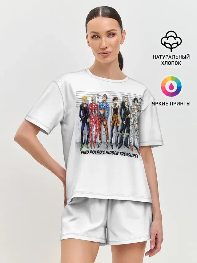 Женская пижама с шортами