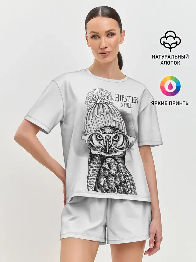 Женская пижама с шортами