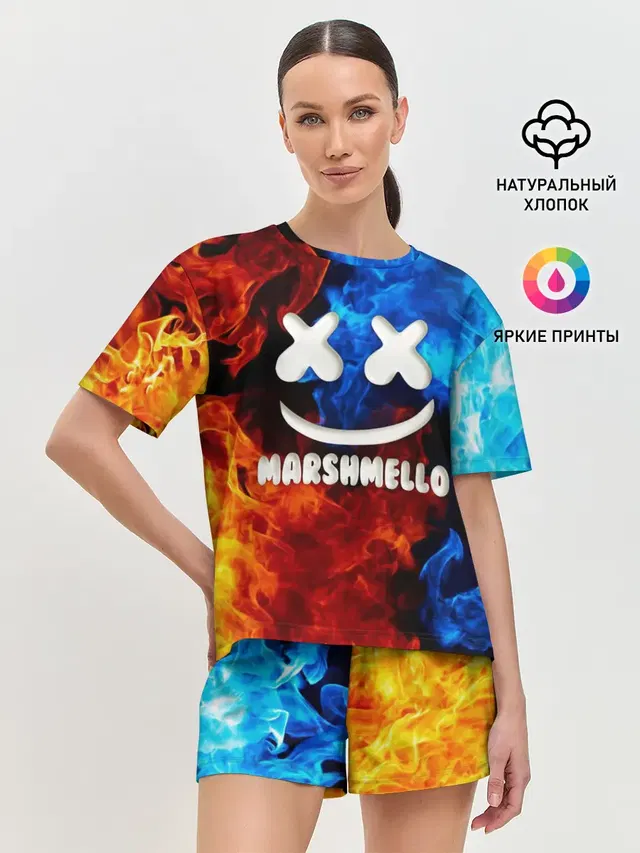 Женская пижама с шортами