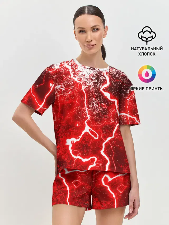 Женская пижама с шортами