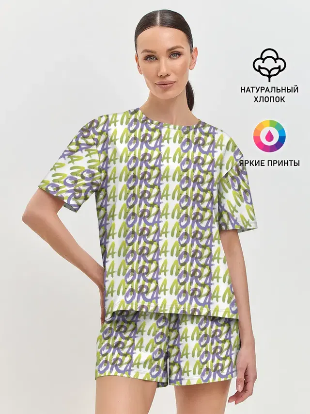 Женская пижама с шортами