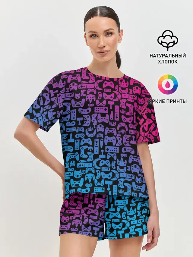 Женская пижама с шортами