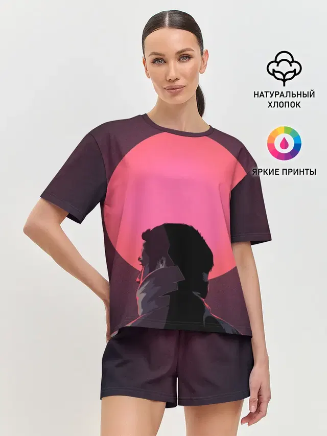 Женская пижама с шортами