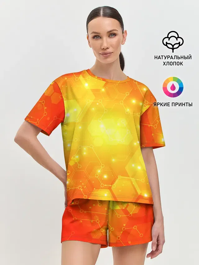 Женская пижама с шортами