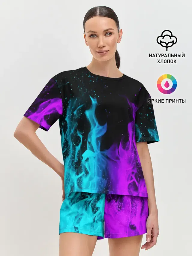 Женская пижама с шортами