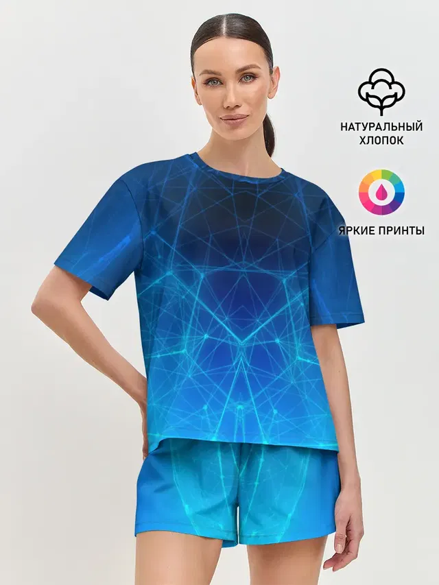 Женская пижама с шортами