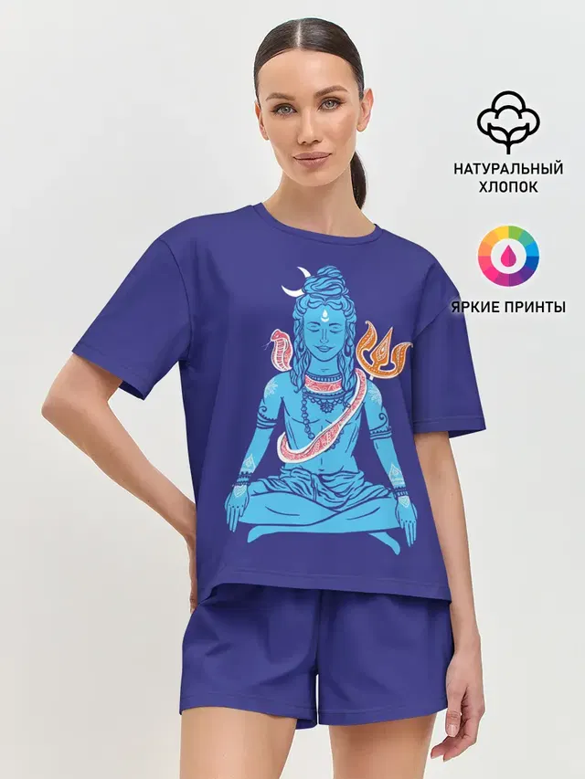 Женская пижама с шортами