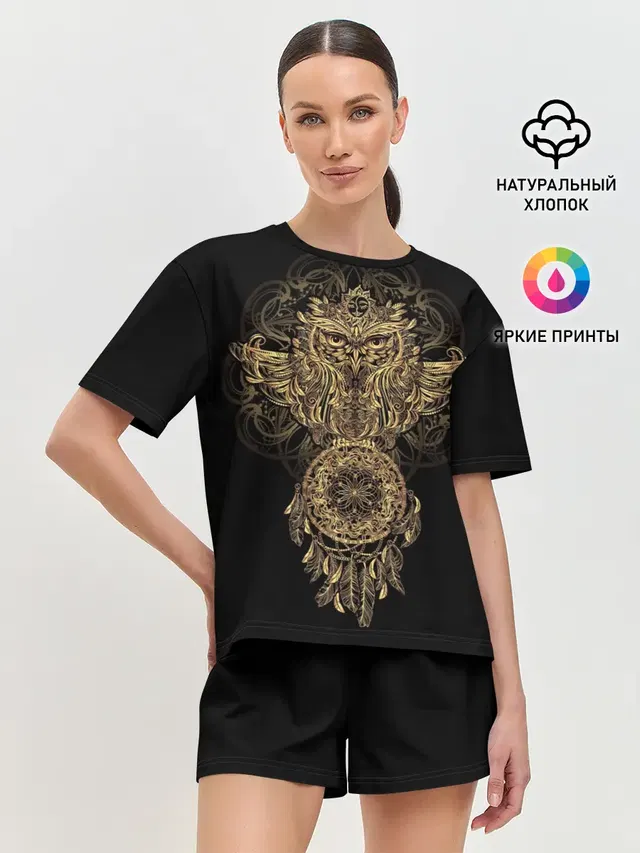 Женская пижама с шортами
