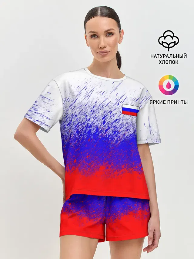 Женская пижама с шортами