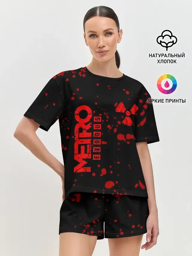 Женская пижама с шортами