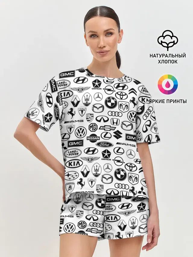 Женская пижама с шортами
