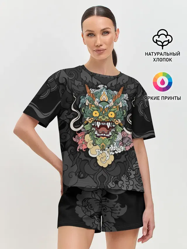 Женская пижама с шортами