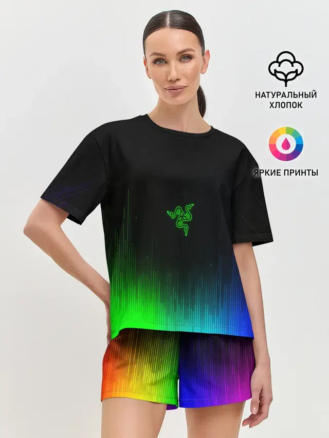 Женская пижама с шортами
