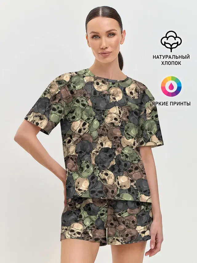 Женская пижама с шортами