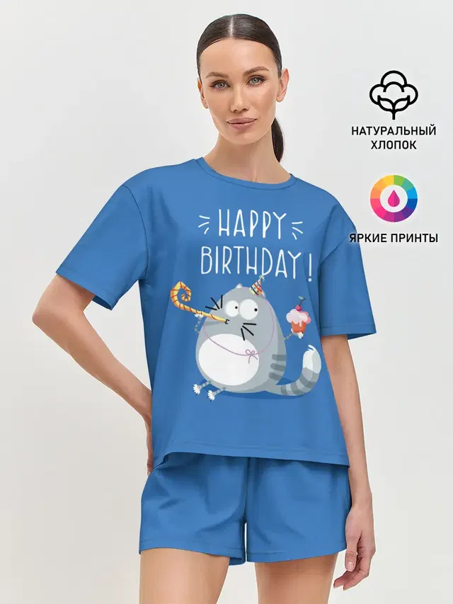 Женская пижама с шортами