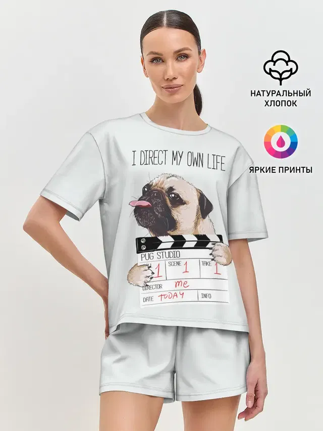 Женская пижама с шортами