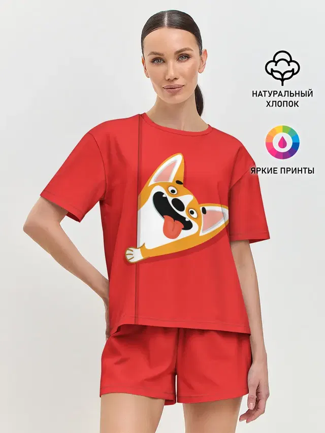Женская пижама с шортами