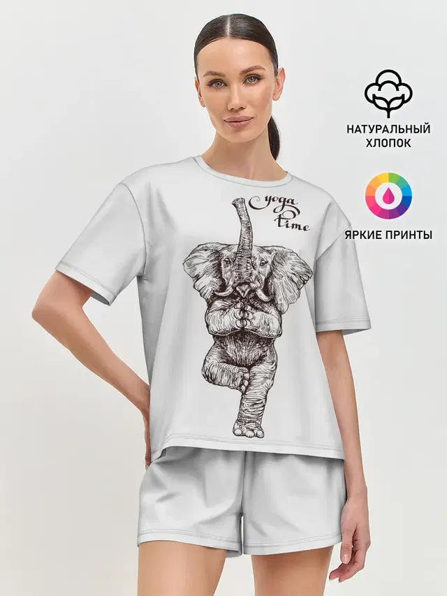 Женская пижама с шортами