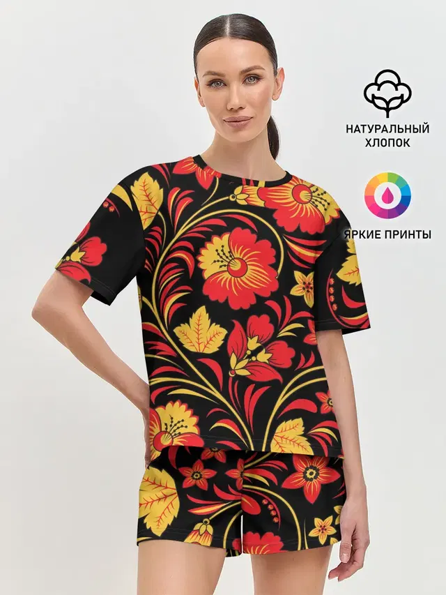 Женская пижама с шортами