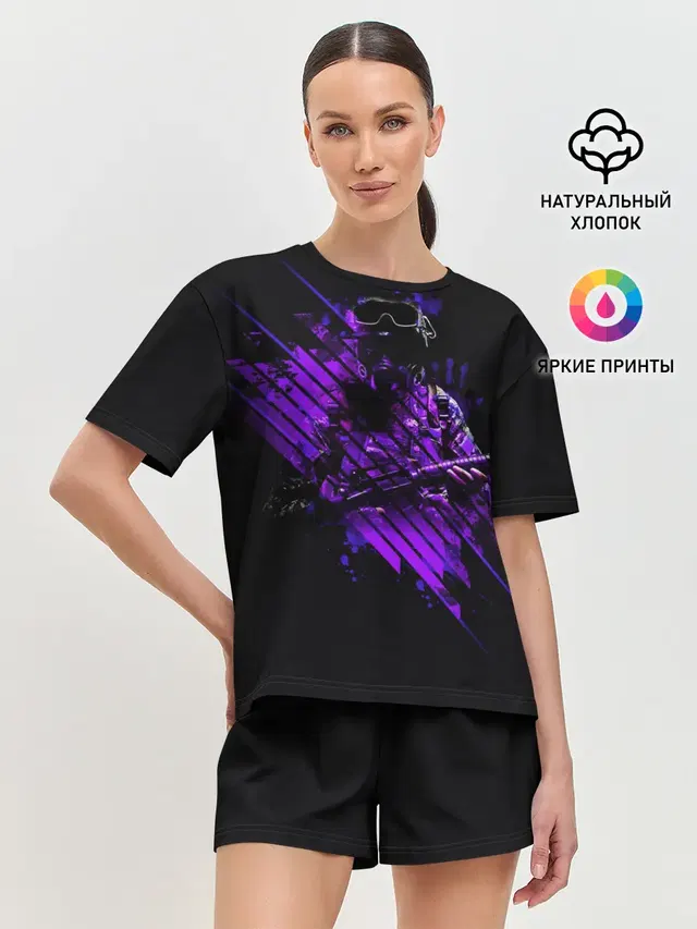 Женская пижама с шортами